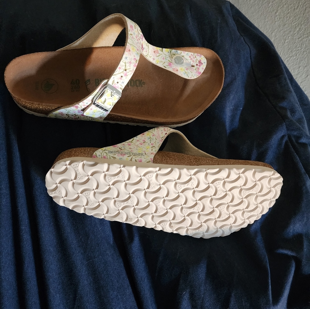 Birkenstock White Vegan Size 40